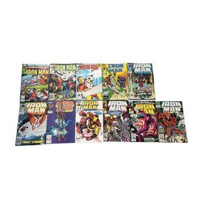 Lot of 11 Marvel Iron Man Comics #143-281 Bronze Age & Copper Age Key Issues